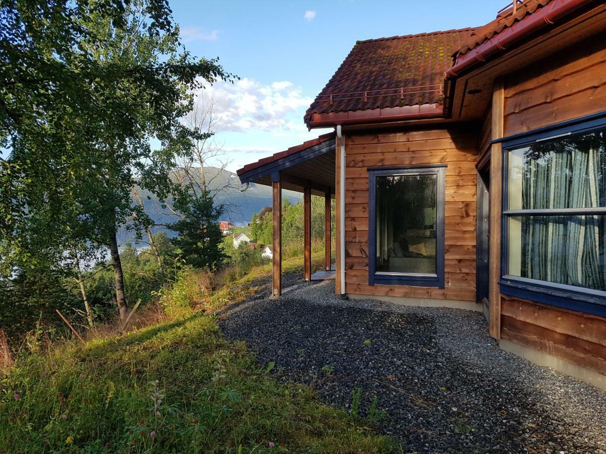 Panorama View Along The Fjord In Stryn Villa Blakset Exterior photo